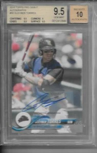 GLEYBER TORRES 2018 TOPPS PRO DEBUT AUTOGRAPH BGS 9.5/10 YANKEES! - Picture 1 of 1