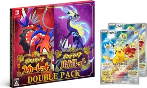 NEW Pokemon Pocket Monster Scarlet Violet Double Switch Pack 2SET Card Nintendo - Picture 1 of 5