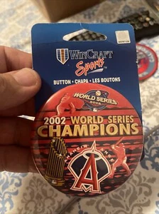 Anaheim Angels 2002 World Series Champions Button  - Picture 1 of 1