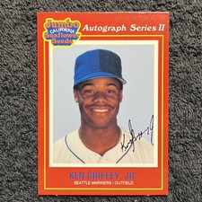 KEN GRIFFEY JR 1991 Jumbo California Sunflower Seeds #11 ODDBALL BASEBALL CARD🔥