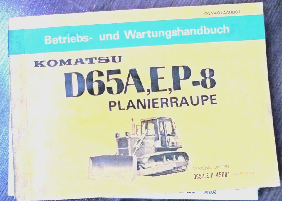 Komatsu Planierraupe  Betriebs- und Wartungshandbuch D650A,E,P - 8 - Bild 1 von 1