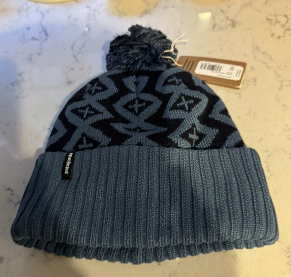 Patagonia Unisex Powder Town 'Perennial Pinecone/Wavy Blue' Beanie 29187-PEWA OS