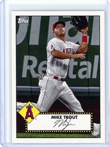 2021 Topps Mike Trout 1952 Redux #T52-27 Los Angeles Angels