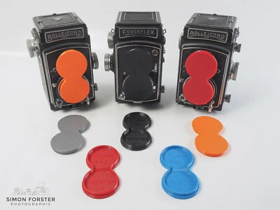 Forster UK TLR Objektivkappe für Rollei Bay 1, Rolleicord, Yashica Matte und andere