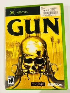 GUN (MICROSOFT XBOX 2005) COMPLETE CIB WITH MANUAL - Picture 1 of 2
