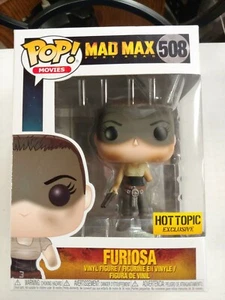 Mad Max Fury Road Furiosa #508 Hot Topic Exclusive -Vinyl Figure Pop! - Picture 1 of 6