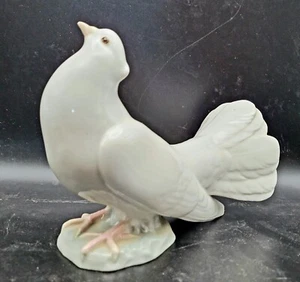 Vintage Lladro Fantail Taube Vogel Porzellan Figur Spanien im Ruhestand - Bild 1 von 6