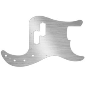 Fender 05-On MIM Deluxe Active Special Precision Bass faux brush silver - Picture 1 of 1