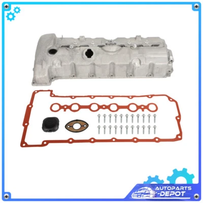 Aluminum Valve Cover For BMW 325i/xi 330i/xi 525i/xi 530i/xi 3.0L L6 2006-2007 - Image 1 of 4