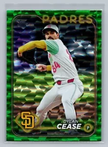 2024 Topps Update Series - Green Crackle Foilboard #US115 Dylan Cease /499 - Picture 1 of 2