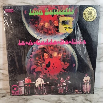 Iron Butterfly In-a-Gadda-Da-Llida SD33-250 Vintage Vinyl 1968 Shrink Read Des - Image 1 of 4