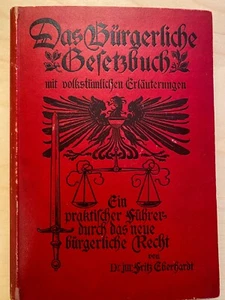 Das Bürgerliche Gesetzbuch mit volkstümlichen Erläuterungen - Bild 1 von 6