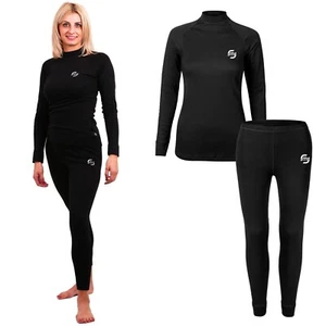 Thermo unterwäsche Damen Funktionsunterwäsche SET Skiunterwäsche ski lange XL - Bild 1 von 21