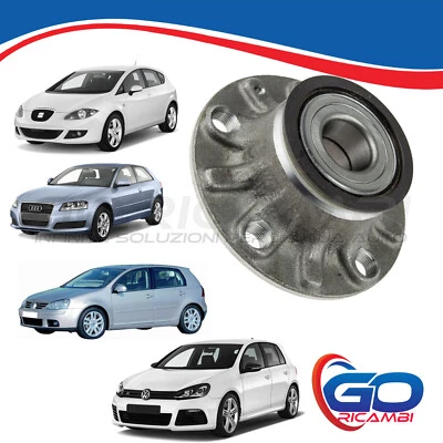CUSCINETTO E MOZZO RUOTA POSTERIORE AUDI A3 8P1 VW GOLF V VI VII SEAT LEON 1P1 - Immagine 1 di 3