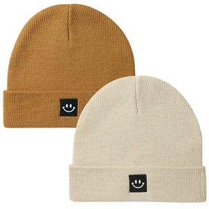 Baby Beanie Hat for 3-8 Years Boys Girls 2Pack - Picture 1 of 5