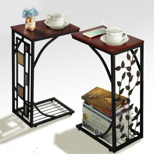 Tavolino Laterale da Salotto Moderno Tavolo da Caffè Consolle da Divano Salotto