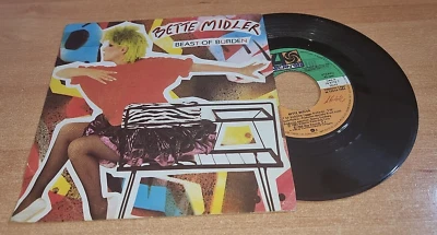 BETTE MIDLER Beast of burden 7" SPAIN PROMO SINGLE VINYL ROLLING STONES RARE OOP - Image 1 of 3