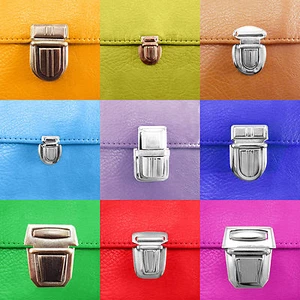 Tuck Bag Fasteners Closure Catch Lock Clasp Leather Craft Metal - Picture 1 of 19