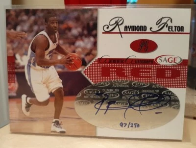 2005 RAYMOND FELTON SAGE *RED* ROOKIE AUTO 97/250 NORTH CAROLINA TAR HEELS - Image 1 of 2