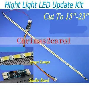 2 Set Universal LED Backlight Strip Kit,Update 15''-24'' CCFL LCD Monitor To LED - Picture 1 of 7