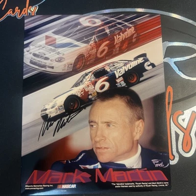 Foto autografiada de Mark Martin de 8x10 Foto 1 de 2