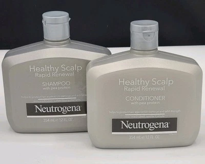 Neutrogena Healthy Scalp Rapid Renewal Shampoo And Conditioner Set 12 Ounces New - Image 1 of 2