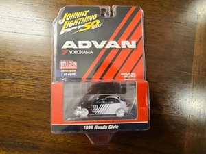 Johnny Lightning JLCP7180 1998 Honda Civic 1/64 Advan Yokohama Chase Car - Bild 1 von 6
