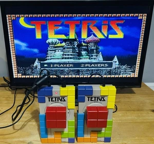 Retro Tetris TV Spiel von Radica 1 oder 2 Spieler mit drehbarem Controller UK PAL - Bild 1 von 22