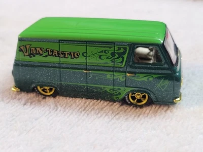 M2 Machines 1/64 1963 Ford Econoline 2018 Sema 1 of 300 "Chase" Green NM+ Loose - Image 1 of 4