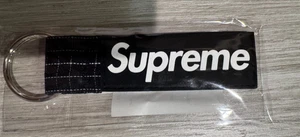 Brand New Sealed SUPREME RIPSTOP KEYCHAIN BLACK OS 100% AUTHENTIC SS24 - Picture 1 of 4
