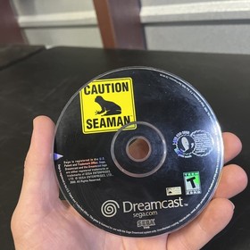 Caution Seaman Sega Dreamcast 2000 Disc Only