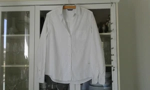 MASSIMO DUTTI Bluse Hemdbluse Gr.42 weiß - Bild 1 von 3