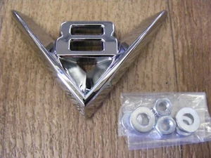 V8 Motorhauben Emblem für Ford F 1 Pickup Bj. 1951 - Bild 1 von 3