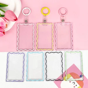 Stationery Card Protection Sleeve Keyring Card Sleeve Transparent Cute Creative - Picture 1 of 37