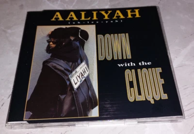 AALIYAH * DOWN WITH THE CLIQUE * CD SINGLE 1995 EXCELLENT JIVE CD 377 Foto 1 de 2