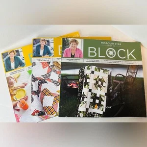 Set of 3 Missouri Star Quilt BLOCK magazines book 2018 & 2019 - Imagen 1 de 5
