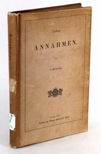 1902 Über Annahmen Alexius Meinong Philosophy of the Mind Theory of Value - Picture 1 of 10