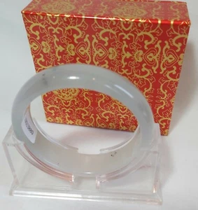 Certified genuine natural ink Jade Bangle Dia59mm, Width 15mm - Picture 1 of 6