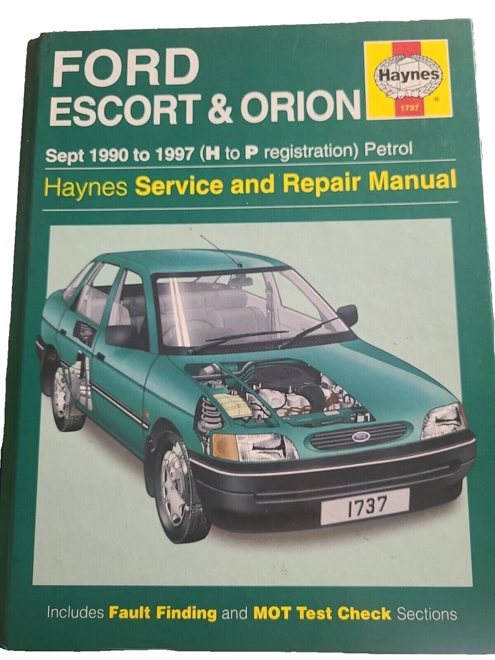Ford Escort & Orion Sept 90-97 Haynes Owners Manual - Image 1 of 1