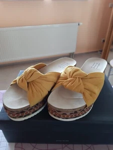 Pantolette Keilabsatz Gr. 39 senfgelb von Görtz *wie NEU & OVP* - Bild 1 von 4