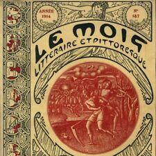 Le Mois Art Nouveau Agriculture French Original Lithograph - Alfons Mucha 1898