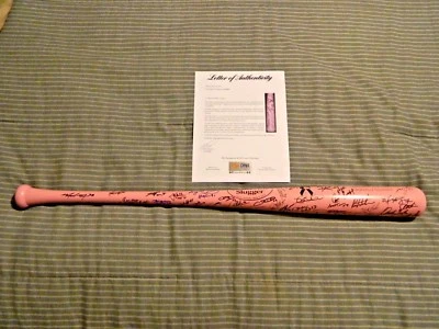 San Francisco Giants Signed Bat 85 Signatures Will Clark Madison Bumgarner PSA - Изображение 1 из 4