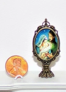 ¡Nuevo! Miniaturas para casa de muñecas de la Navidad de Jesús, María y José de la Sagrada Familia Jesús, María y José 1:12 - Imagen 1 de 12