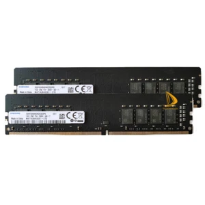 Samsung 2x 16GB 2RX8 PC4-2666V DDR4 21300MHz 288Pin UDIMM Desktop Memory RAM - Picture 1 of 8