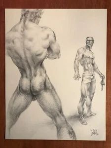 JAKAL 8.5" x 11" Gay Art Print "Caught By Surprise" - Picture 1 of 1