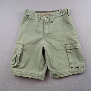 Official Boy Scouts Of America Green Canvas Cargo Uniform Shorts Youth Size 10 - Picture 1 of 15