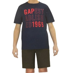 GAP Boy's 2-Piece Short Sleeve T-Shirt & Shorts Outfit Set SZ 8 NWT - Picture 1 of 12
