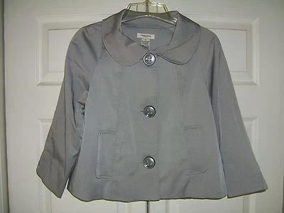 VERTIGO PARIS Women's Gray Lined Cropped Blazer Jacket Size Small - Image 1 of 4