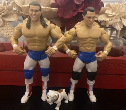 2008 WWE JAKKS Classic Superstars Series 9 Dynamite Kid & Davey Boy Smith *Read* Cover