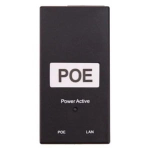 48V 0,5A 24W Desktop-POE Power Injector Ethernet Adapter Überwachung CCTV Neu - Bild 1 von 1